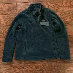 Large- Teal fleece pullover - Patagonia